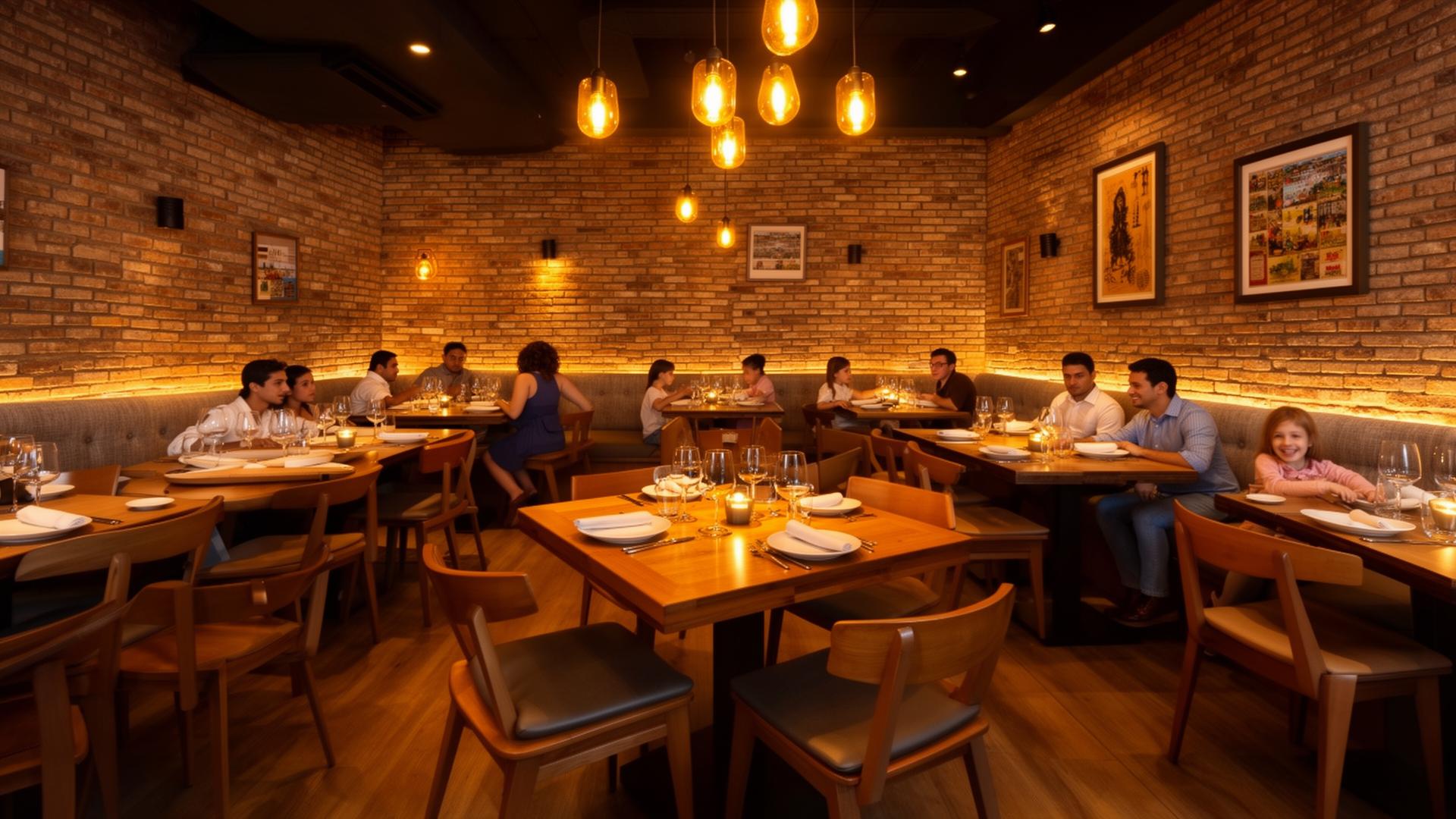 Ambiente del restaurante Los Portones en Guayaquil